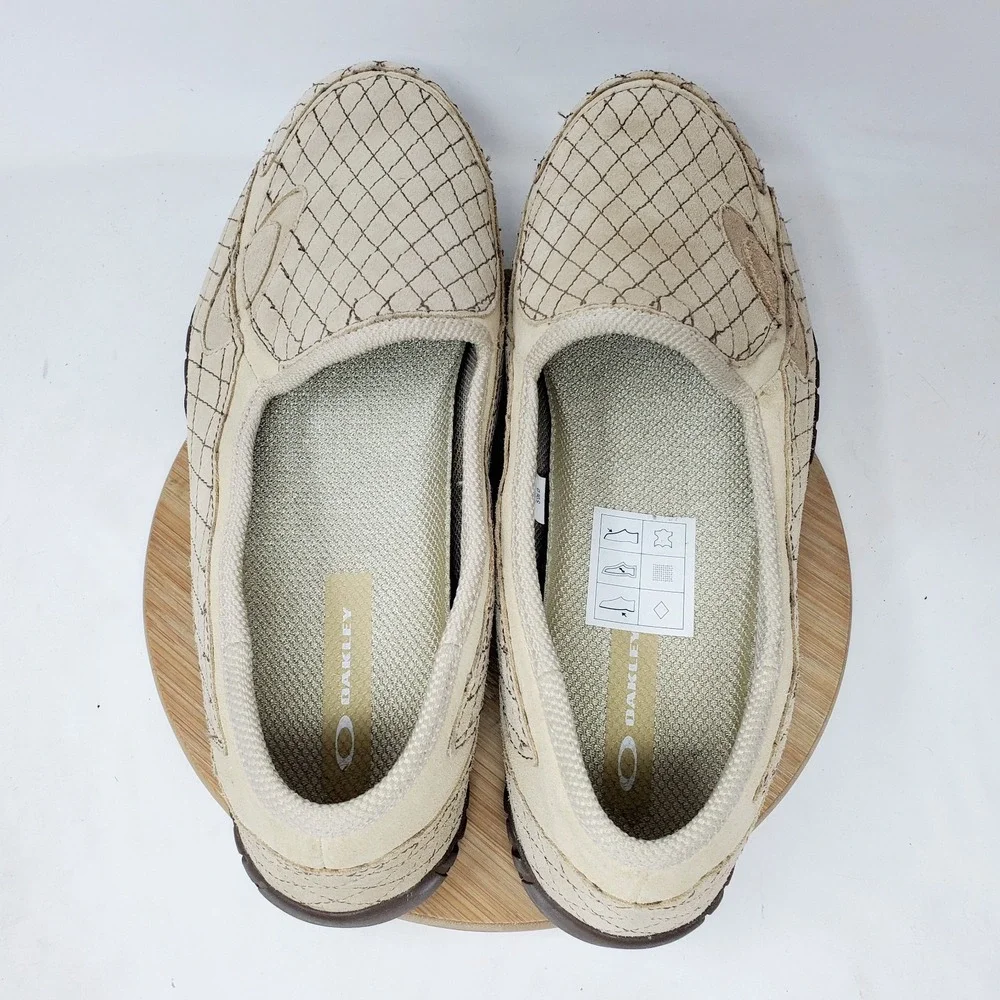 Oakley Humidor Loafer Mens 14 Tan Suede Retro Vintage Classic Slip On Shoes